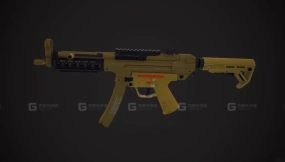 黑克勒-科赫MP5A5定制款-H&K MP5A5 Custom 3D model-10