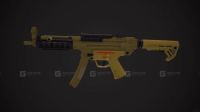 黑克勒-科赫MP5A5定制款-H&K MP5A5 Custom 3D model-10