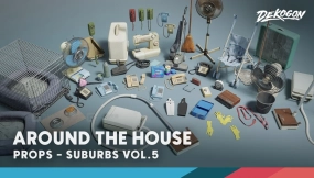 【UE】郊区vol.5- 房屋周边复古风（Nanite与Low Poly） Suburbs VOL.5 - Around the House Retro (Nanite and Low Poly)