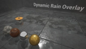 【UE】动态雨幕覆盖  Dynamic Rain Overlay