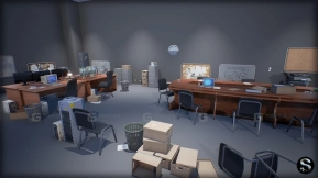【UE】行业道具包3：办公室  Industry Props Pack 3 Office