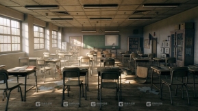 【UE】学校老旧教室 Old Classroom