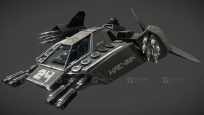 HAC - 重型突击飞行器战斗机及驾驶舱 - HAC - Heavy Assault Craft Fighter and cockpit