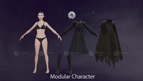 【UE】黑暗巫师  L  Dark Wizard