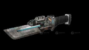 低温刃刀 3D模型-1 - Knife Cryo Blade 3D model-1
