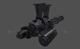 直升机用米尼岗机枪-Minigun For Heli 3D model-41