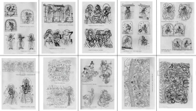 敦煌舞乐线描参考资料