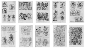 敦煌舞乐线描参考资料