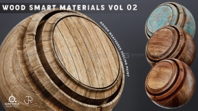 木纹智能材质球  Wood Smart Materials 
