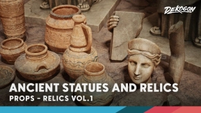 【UE】古代遗迹VOL.1  Ancient Ruins VOL.1 (Nanite)