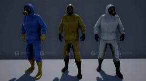 【UE】化学工人陈 危险品防护 生物危害 工业男性角色  Chemical Worker Chan  Hazmat Biohazard Industrial Male Character