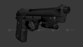 伯莱塔M92G（HF）手枪-M92G (HF) 3D model-47