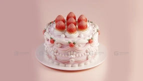 草莓奶油蛋糕 - Strawberry Cream Cake