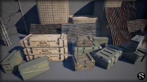 【UE】军事道具包  Military Props Pack