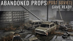 【UE】废弃道具包（后苏联风格）  Abandoned Props Pack (Post-Soviet Style)