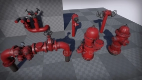 【UE】消防栓套装  Fire Hydrant Package