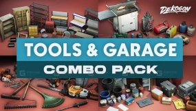 【UE】工具棚 - 组合道具包（第1-6卷）  Toolshed - COMBO Prop Pack (VOL 1-6)