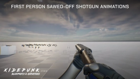 【UE】第一人称锯断霰弹枪动画  First Person Sawed-Off Shotgun Animations