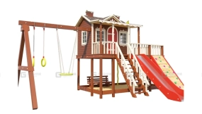 儿童游乐话题秋千设施模型 Childrens play complex Celestia