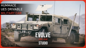 【UE】车辆可驾驶的Hummace  Vehicle Drivable Hummace