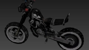 越野摩托车 - Motocross Bike 3D model-40