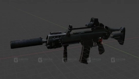 G36KA4短管突击步枪 G36KA4 3D model