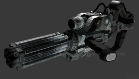 战主加特林机枪3D模型-54 - Battlelord Minigun 3D model-54