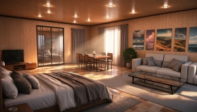 带泳池豪华集装箱住宅 Luxury Container Home with Pool