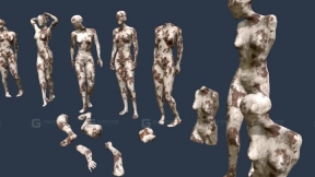 后末日腐朽人体模型 Post Apocalyptic Decaying Mannequins