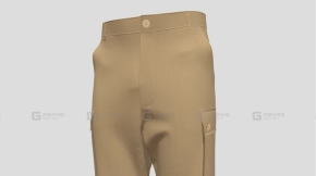 裤子工装裤模型 01 Cargo Pants 01