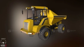 自卸卡车 - Dump Truck 3D model-238