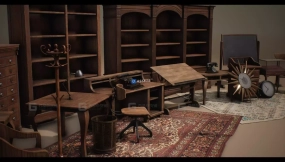 【UE】复古办公室道具  Retro Office Prop