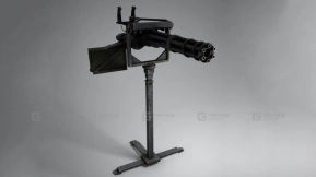 加特林机枪-24 - MiniGun 3D model-24