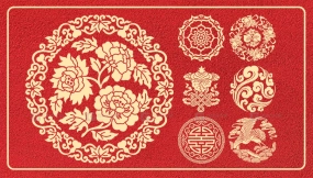 传统吉祥纹样花纹图案