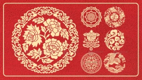 传统吉祥纹样花纹图案