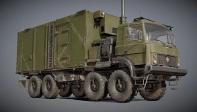 PBU 俄罗斯雷达军用车辆 PBU Russian Radar Military vehicle