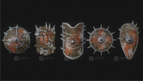 兽人盾牌套件 Orc shield pack