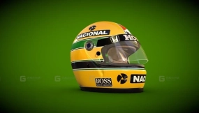 埃尔顿·塞纳摩纳哥头盔 - Ayrton Senna Monaco Helmet