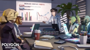 【UE】POLYGON - 办公套装  POLYGON - Office Pack