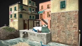 城市场景 马纳罗拉 CityScene Manarola