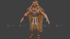 英勇风格化赫拉克勒斯绑定版-Heroic Stylized Hercules Rigged
