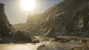 【UE】泥泞河谷环境  Mud Eroded Environment