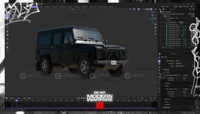 使命召唤3 民用SUV汽车 Civilian vehicle - Overland 2016 (MW III 2023)