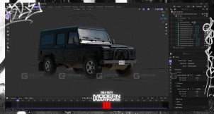 使命召唤3 民用SUV汽车 Civilian vehicle - Overland 2016 (MW III 2023)