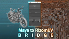 Maya RizomUV桥接插件 Rizomuv Bridge