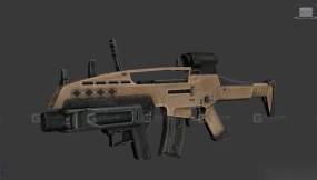 突击步枪-Assault rifle 3D model-5