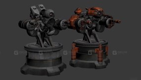 枪械塔 - Guntower 3D model-62