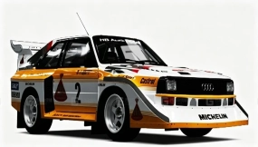 1986款奥迪quattro S1 - Audi quattro S1 1986 3D model-4