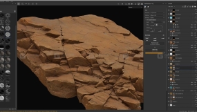 Substance 3D  Painter！ 制作石头材质球！