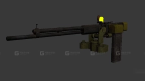 枪-Gun 3D model-0